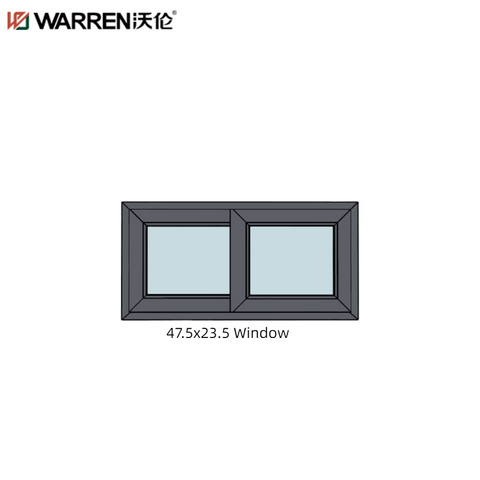 WDMA 47.5x23.5 Sliding Window 798 Sliding Window Frameless Sliding Glass Reception Window