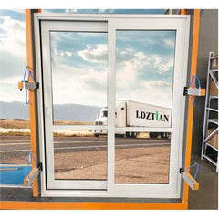 WDMA 96x96 sliding glass door narrow frame aluminum windows