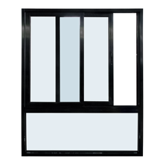 2016 New product sound insulation pvc /alu sliding glass window roller office interior sliding window on China WDMA