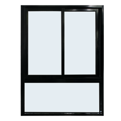 2016 New product sound insulation pvc /alu sliding glass window roller office interior sliding window on China WDMA