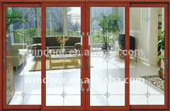 2016 new double pane french door, upvc frame +glass cheap price french door on China WDMA