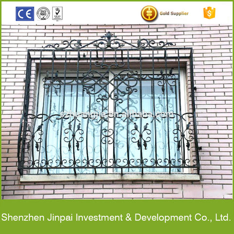 2023 latest design cast iron window grills design on China WDMA