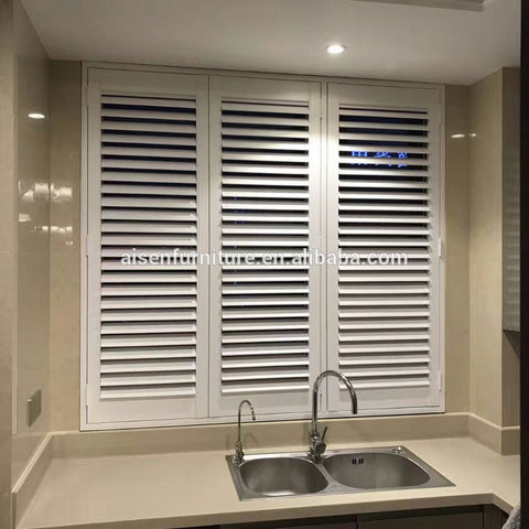 2019 China Exterior Security Window Wooden Shutters Wood Plantation Shutters on China WDMA