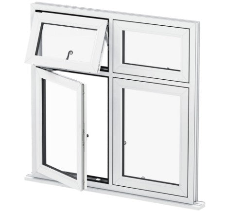 WDMA Small Double Glazed Tilt And Turn Upvc Windows