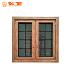 2019 China factory price swing wooden aluminium casement windows on China WDMA