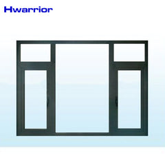 2019 New Tempered Glass Aluminum Casement Window on China WDMA