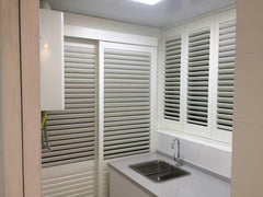 2019 american shutter wood bifold horizontal window shutter on China WDMA