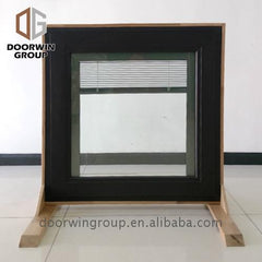 2019 hot sale wood window awning composite windows with built in shades on China WDMA