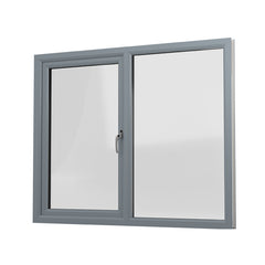 2019 hot sales aluminum glass window with screen swing panel frame on China WDMA