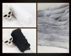 2020 New Arrivals Spooky Halloween Decorations Black Creepy Cloth for Haunted Houses Party Doorways Outdoors on China WDMA