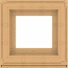 WDMA 24x24 (23.5 x 23.5 inch) Composite Wood Aluminum-Clad Picture Window without Grids-3