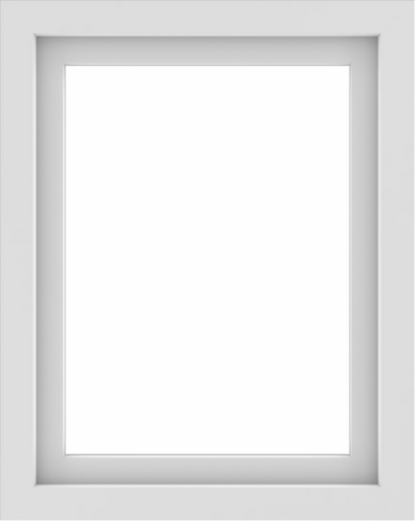 WDMA 24x30 (23.5 x 29.5 inch) Vinyl uPVC White Picture Window without Grids-1