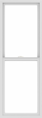 WDMA 24x66 (23.5 x 65.5 inch) Vinyl uPVC White Single Hung Double Hung Window without Grids Interior