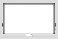 WDMA 30x20 (29.5 x 19.5 inch) White Vinyl uPVC Crank out Awning Window without Grids