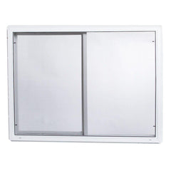 36x24 35.5x23.5 Slider Window Vinyl White Dual Pane Insulated Glass and Screen