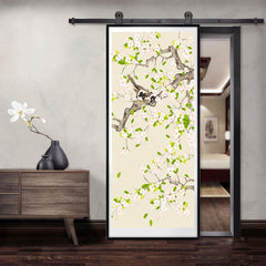 36 x 80 fancy customized frameless folding screen exterior pocket sliding glass japanese style doors on China WDMA