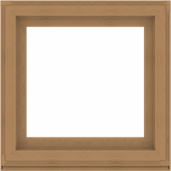 WDMA 36x36 (35.5 x 35.5 inch) Composite Wood Aluminum-Clad Picture Window without Grids-1