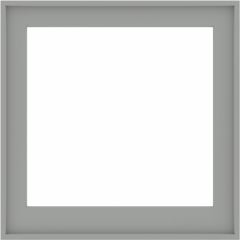 WDMA 36x36 (35.5 x 35.5 inch) Composite Wood Aluminum-Clad Picture Window without Grids-5