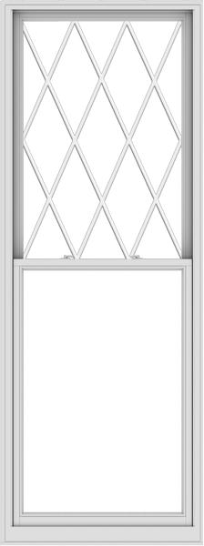 WDMA 38x102 (37.5 x 101.5 inch)  Aluminum Single Double Hung Window with Diamond Grids