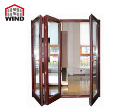 4 panel accordion french sliding folding patio doors american security entry dubai prices on China WDMA