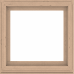 WDMA 40x40 (39.5 x 39.5 inch) Composite Wood Aluminum-Clad Picture Window without Grids-2