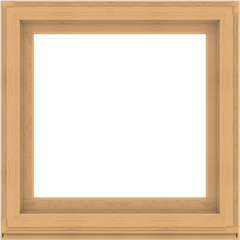 WDMA 40x40 (39.5 x 39.5 inch) Composite Wood Aluminum-Clad Picture Window without Grids-3