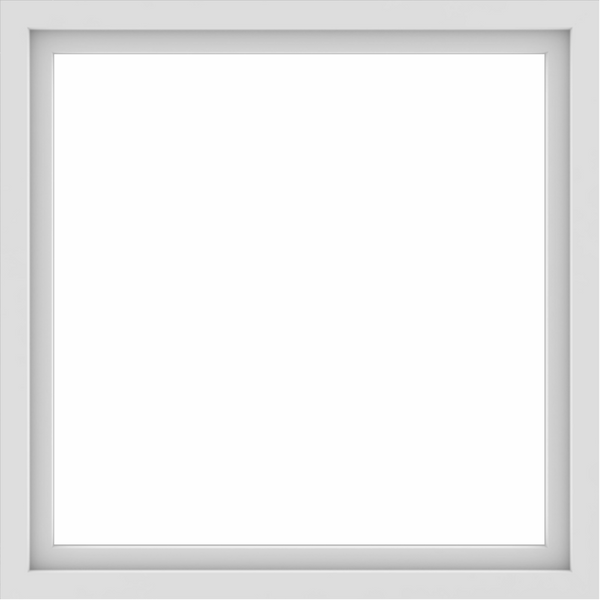 WDMA 42x42 (41.5 x 41.5 inch) Vinyl uPVC White Picture Window without Grids-1