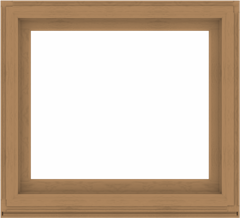 WDMA 44x40 (43.5 x 39.5 inch) Composite Wood Aluminum-Clad Picture Window without Grids-1