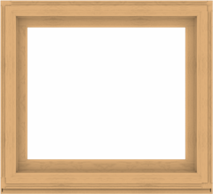 WDMA 44x40 (43.5 x 39.5 inch) Composite Wood Aluminum-Clad Picture Window without Grids-3