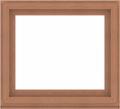 WDMA 44x40 (43.5 x 39.5 inch) Composite Wood Aluminum-Clad Picture Window without Grids-4