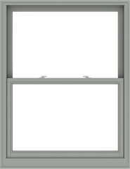 WDMA 44x57 (43.5 x 56.5 inch)  Aluminum Single Double Hung Window without Grids-1