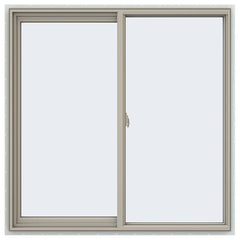 46x46 45x45 Window Vinyl Aluminum Sliding With Fiberglass Mesh Screen