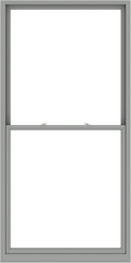 WDMA 54x108 (53.5 x 107.5 inch)  Aluminum Single Double Hung Window without Grids-1