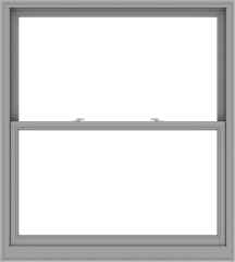 WDMA 54x60 (53.5 x 59.5 inch)  Aluminum Single Double Hung Window without Grids-1