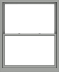 WDMA 54x66 (53.5 x 65.5 inch)  Aluminum Single Double Hung Window without Grids-1