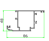 6000 Series windows aluminum profile aluminium profile to make doors and windows on China WDMA