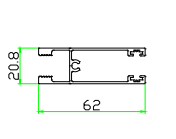 6000 Series windows aluminum profile aluminium profile to make doors and windows on China WDMA