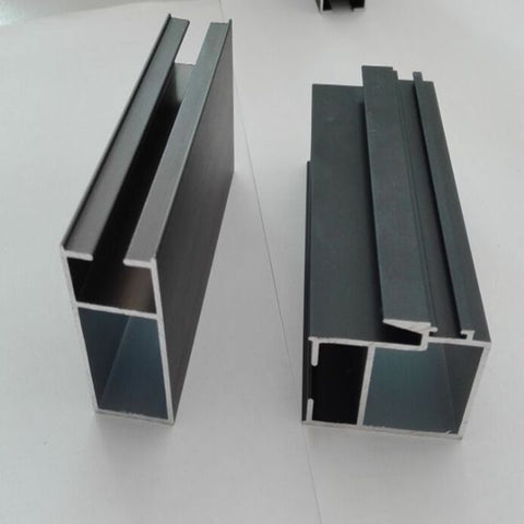 6061 Extruded Aluminum U H T shape for aluminum sliding window track channel door frame on China WDMA