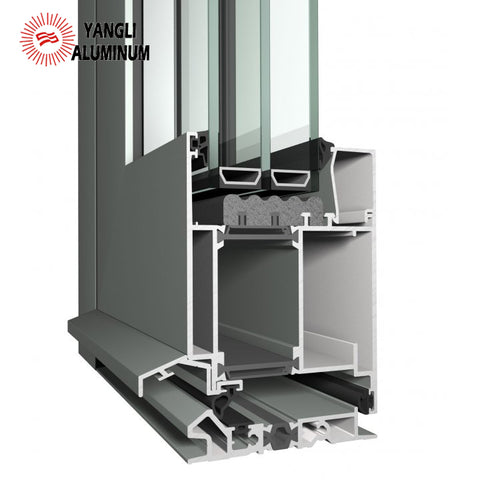 6063 extrusion industrial aluminum profile robust flush doors aluminum profile windows and door on China WDMA