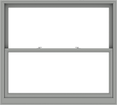 WDMA 60x54 (59.5 x 53.5 inch)  Aluminum Single Double Hung Window without Grids-1