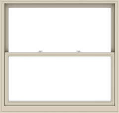 WDMA 60x57 (59.5 x 56.5 inch)  Aluminum Single Hung Double Hung Window without Grids-2