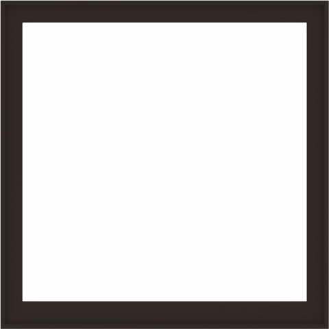 WDMA 60x60 (59.5 x 59.5 inch) Composite Wood Aluminum-Clad Picture Window without Grids-6