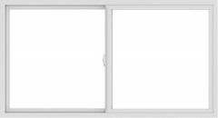 WDMA 66x36 (65.5 x 35.5 inch) Vinyl uPVC White Slide Window without Grids Interior