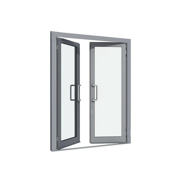 96x80 sliding glass door aluminium frame bathroom three panel sliding tempered glass door KFC entry door on China WDMA