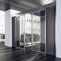 96x80 Accordion Insect Screen Door And Exterior Sliding Glass Doors For Apartment Sliding Door on China WDMA