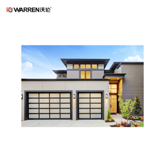 Warren 9x11 Garage Door Glass Insert With Roll Up Auto Garage Door