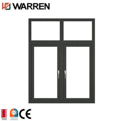 Modern design low-e glass aluminum french window