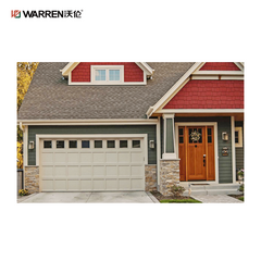 Warren 9x15 Modern Roll Up Garage Doors With Windows