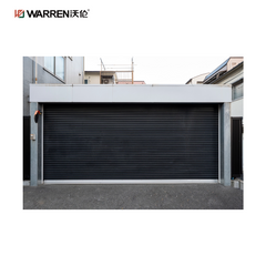 Warren 10x13 Double Electric Roller Garage Door With Windows