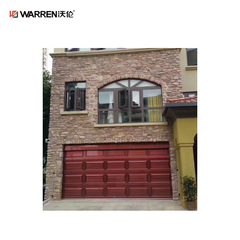 Warren 7x14 Two Car Garage Door With Windows Glass Roller Door